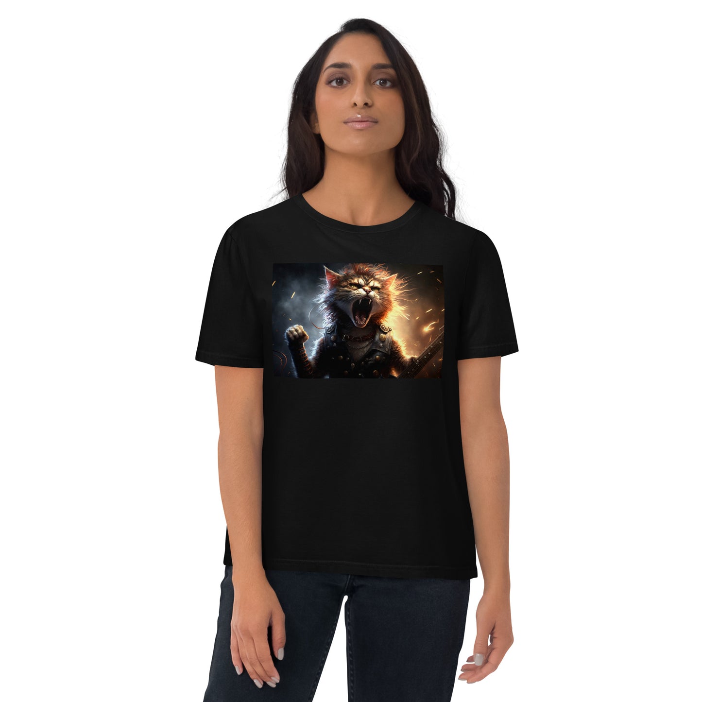 CATERWAULLING! Heavy Metal Cats - Unisex organic cotton t-shirt