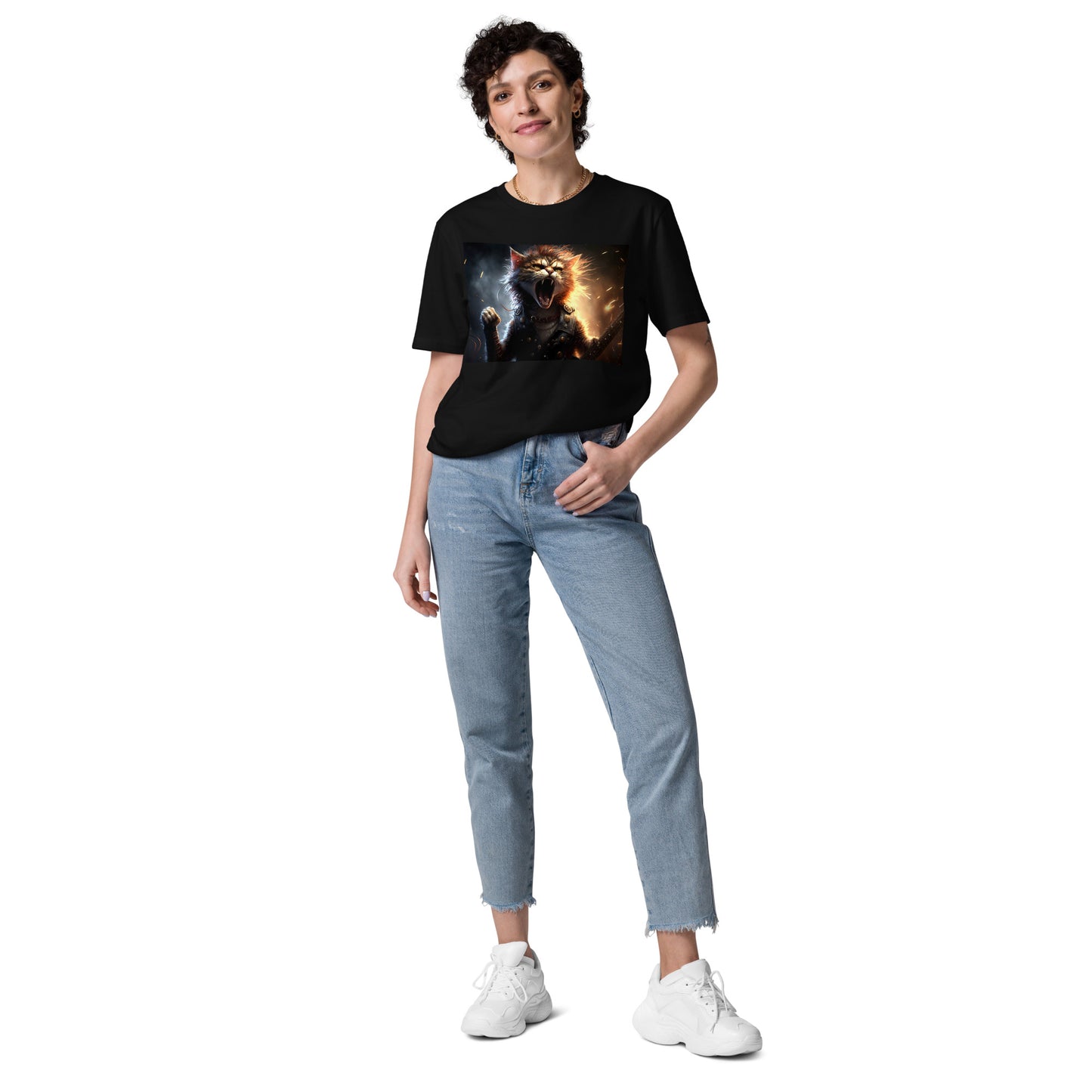 CATERWAULLING! Heavy Metal Cats - Unisex organic cotton t-shirt